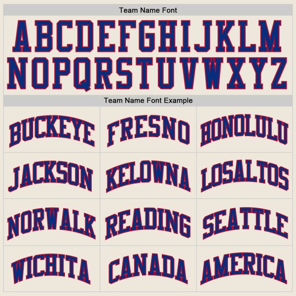 Cream Royal-Red Authentic Throwback Personalized Basketball Jersey - Image 4