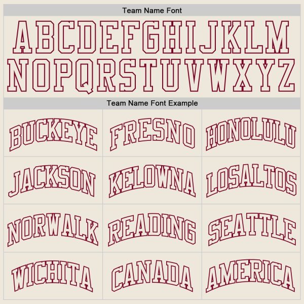 Cream Cream-Maroon Authentic Throwback Personalized Basketball Jersey - Image 4