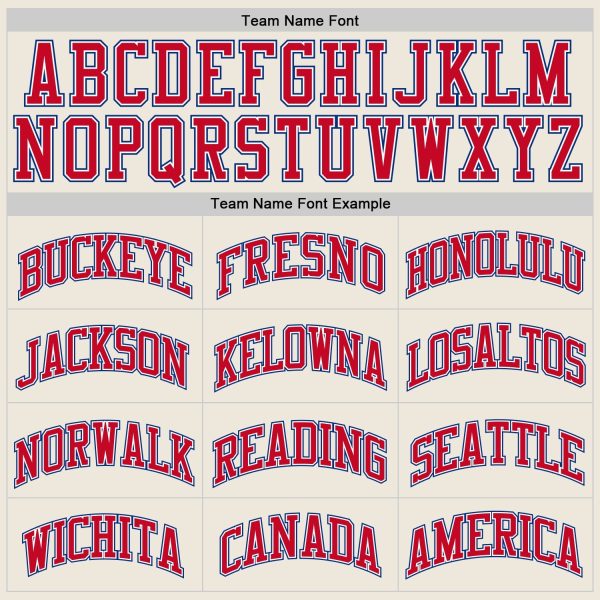 Cream Red-Royal Authentic Throwback Personalized Basketball Jersey - Image 4