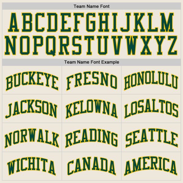 Cream Green-Gold Authentic Throwback Personalized Basketball Jersey - Image 4