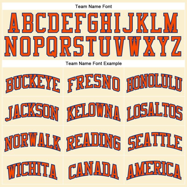 Cream Orange-Royal Authentic Throwback Personalized Basketball Jersey - Image 3