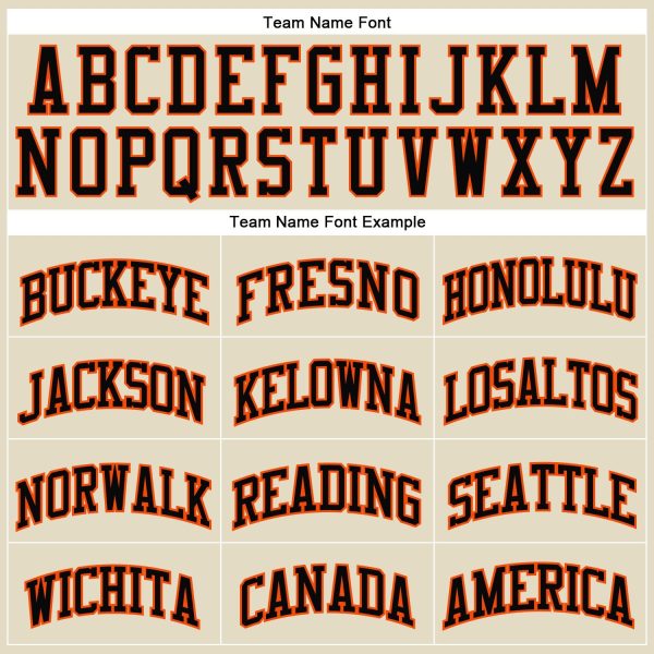Cream Black Pinstripe Black-Orange Authentic Personalized Basketball Jersey - Image 3