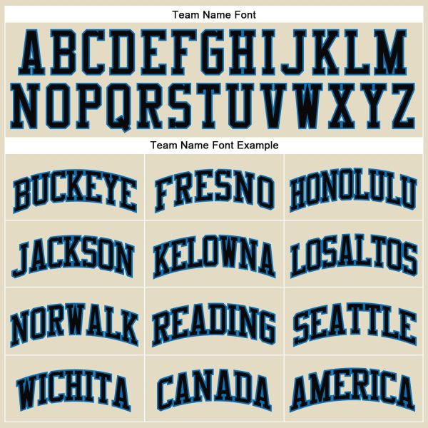 Cream Black Pinstripe Black-Blue Authentic Personalized Basketball Jersey - Image 3