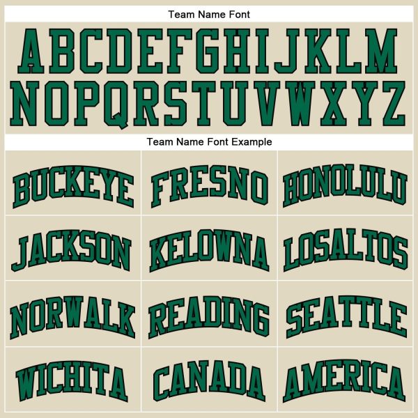 Cream Black Pinstripe Kelly Green Authentic Personalized Basketball Jersey - Image 3
