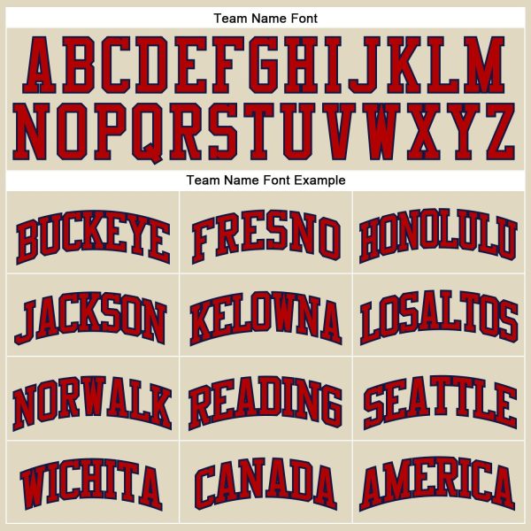 Cream Navy Pinstripe Red Authentic Personalized Basketball Jersey - Image 3