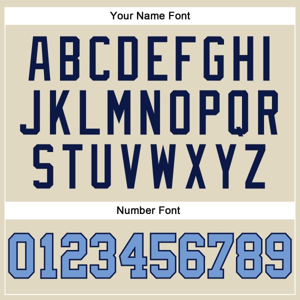 Cream Navy Pinstripe Light Blue Authentic Personalized Basketball Jersey - Image 4