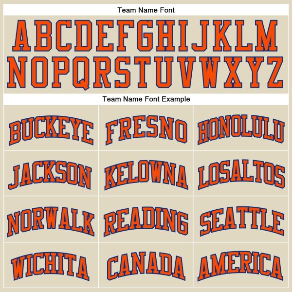 Cream Royal Pinstripe Orange Authentic vBasketball Jersey - Image 3