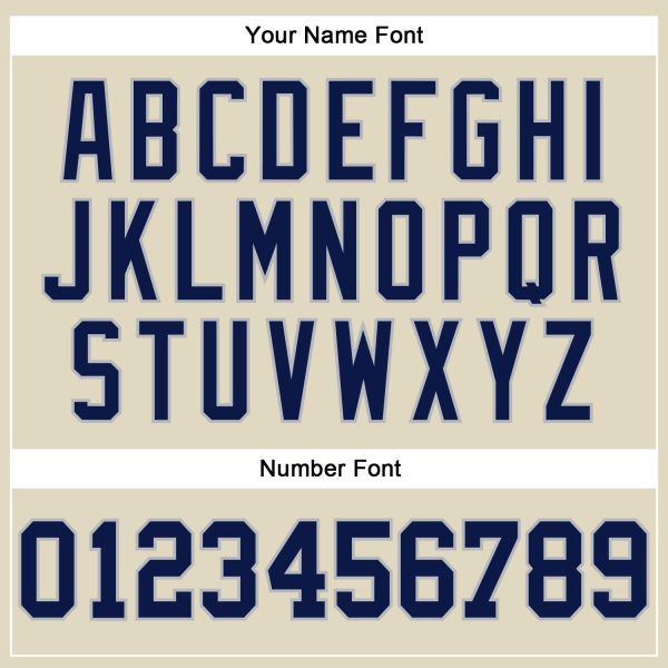 Cream Gray Pinstripe Navy Authentic Personalized Basketball Jersey - Image 4
