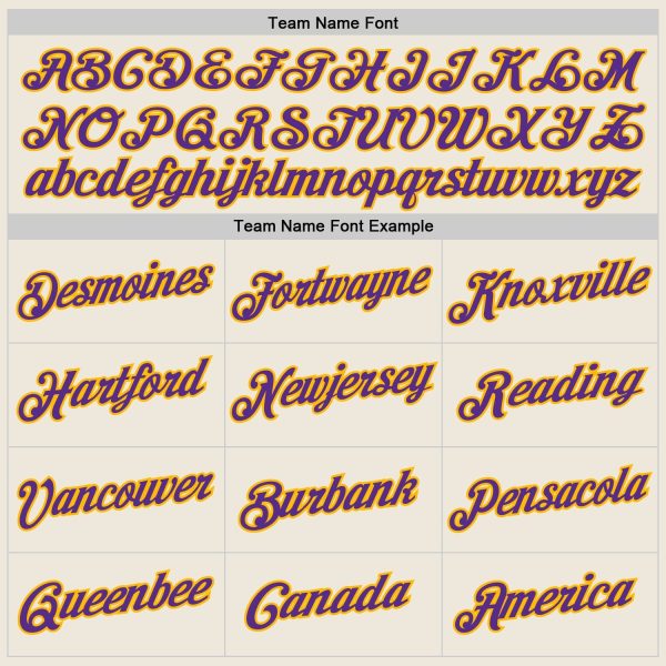 Cream Purple-Gold Authentic Throwback Personalized Basketball Jersey - Image 5