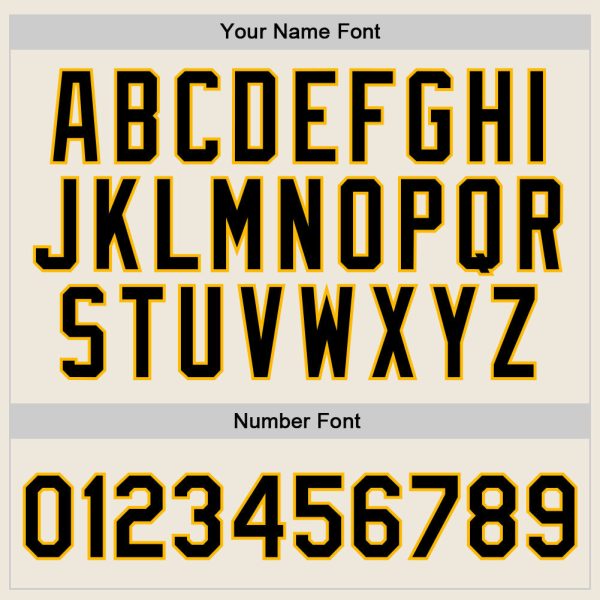 Cream Black-Gold Authentic Throwback Personalized Basketball Jersey - Image 4