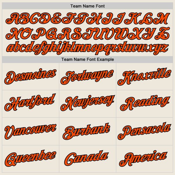 Cream Orange-Black Authentic Throwback Personalized Basketball Jersey - Image 5