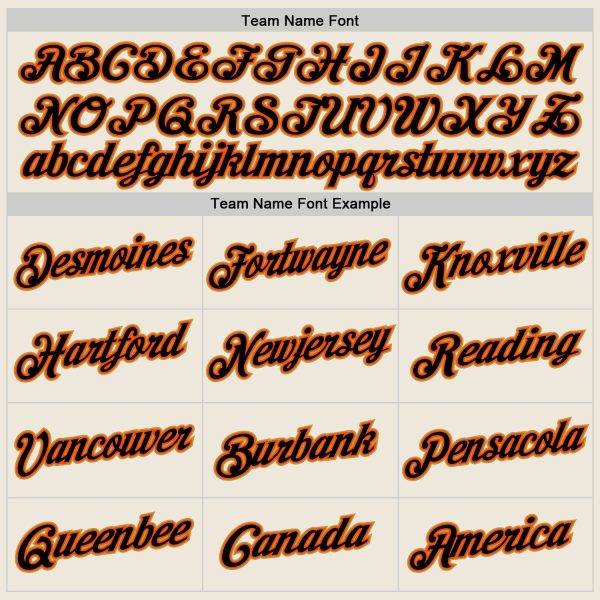 Cream Black Orange-Old Gold Authentic Throwback Personalized Basketball Jersey - Image 5