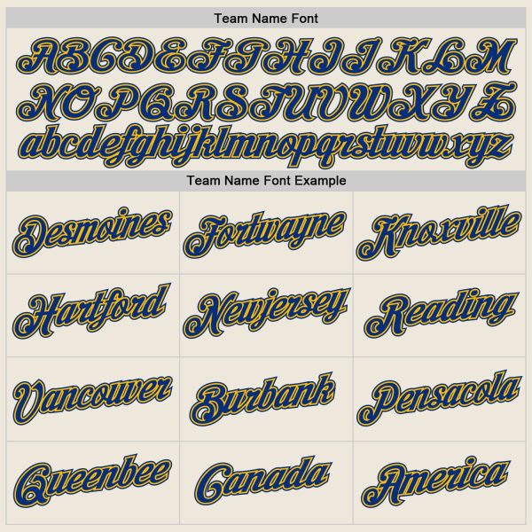 Cream Royal-Gold Authentic Throwback Personalized Basketball Jersey - Image 5