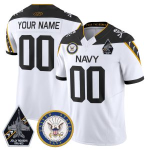 Navy Midshipmen Personalized Football Jersey