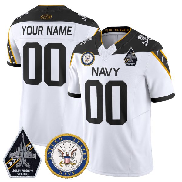 Navy Midshipmen Personalized Football Jersey