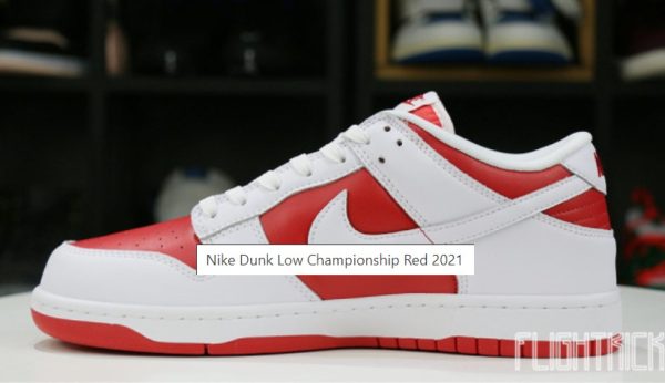 Dunk Low Championship Red 2021 Classic Kicks - Iconic - Image 2