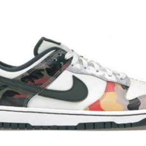 Dunk Low SE Sail Multi-Camo Unfading Sneaker - For Men