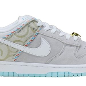 Dunk Low SE Barber Shop Grey Unfading Sneaker - Style