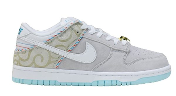 Dunk Low SE Barber Shop Grey Unfading Sneaker - Style