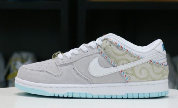 Dunk Low SE Barber Shop Grey Unfading Sneaker - Style - Image 2