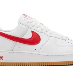 Air Force 1 Low 'Color of the Month - White University Red' Iconic Sneaker - Limited