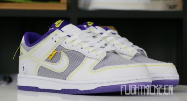 Dunk Low Union Passport Pack Grey Purple Iconic Sneaker - Style - Image 3