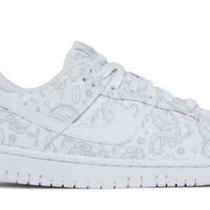 Dunk Low White Paisley Classic Kicks - Drop