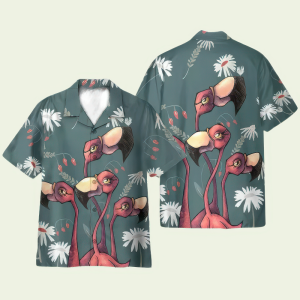 Flamingo Colorful Hawaiian Shirt for Men ? Vibrant Tropical Design & Fun Summer Style, Perfect for Beach Getaways