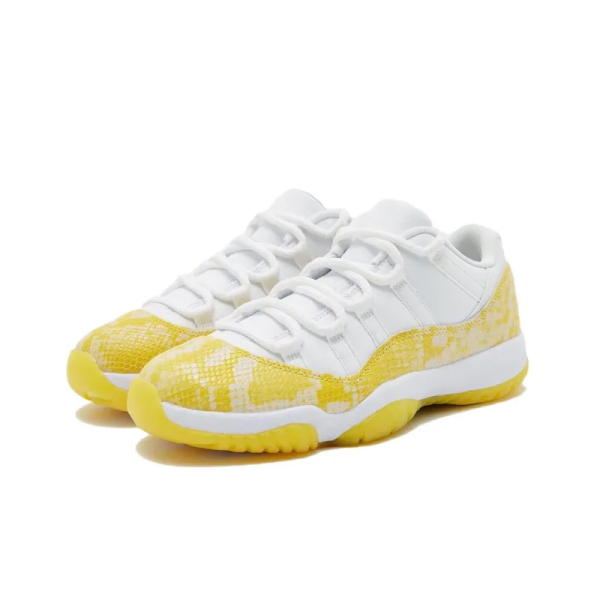 Air Jordan 11 Low 'Yellow Python' AH7860-107 - Iconic - Image 2