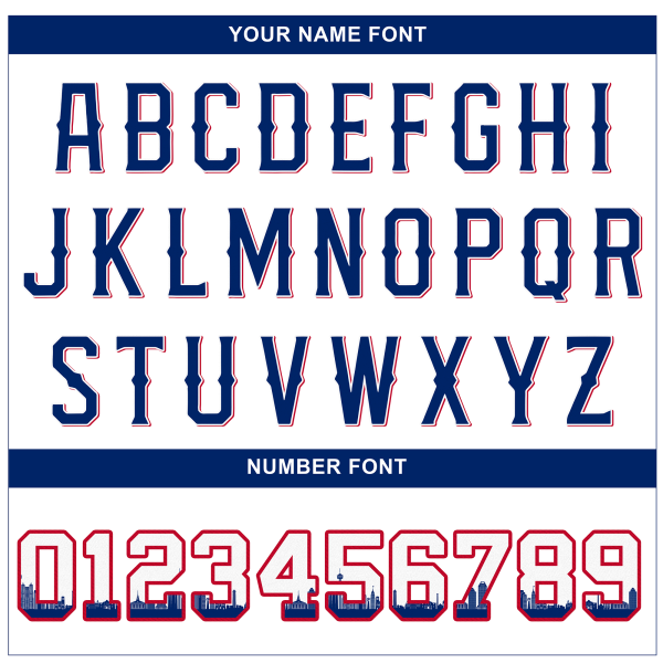 White Royal Austin Texas Pattern Personalized Baseball Jersey - Image 5