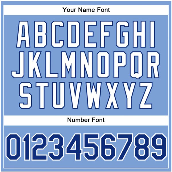 Light Blue Pinstripe White - Black Personalized Baseball Jersey - Image 5