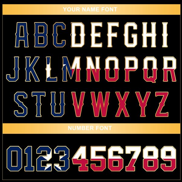 Black Gold Texas Flag Personalized Baseball Jersey - Image 5