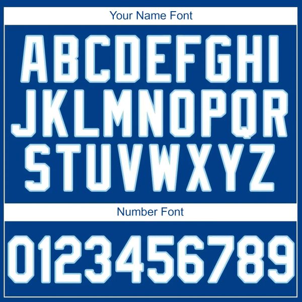 Royal White-Light Blue Authentic Personalized Baseball Jersey - Image 3