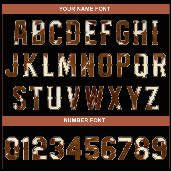 Orange Black Fade Texas Style Personalized Baseball Jersey - Image 5