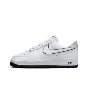 Air Force 1 '07 Low White Black Outline Swoosh - Dv0788-103 - Iconic
