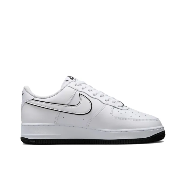 Air Force 1 '07 Low White Black Outline Swoosh - Dv0788-103 - Iconic - Image 2