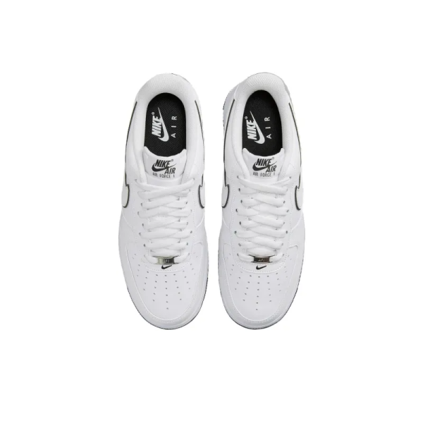 Air Force 1 '07 Low White Black Outline Swoosh - Dv0788-103 - Iconic - Image 4
