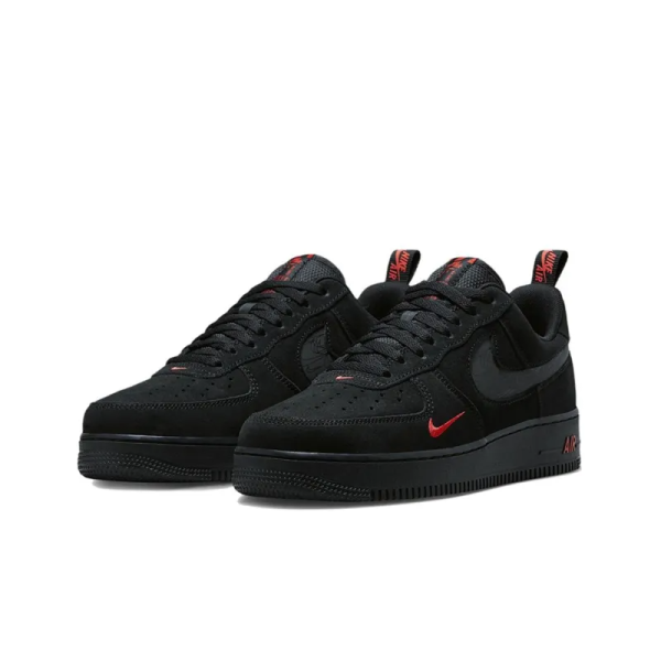 Air Force 1 '07 Lv8 'reflective Swoosh - Black Crimson' - Dz4514-001 - Streetwear - Image 3