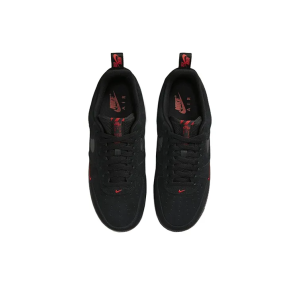 Air Force 1 '07 Lv8 'reflective Swoosh - Black Crimson' - Dz4514-001 - Streetwear - Image 4