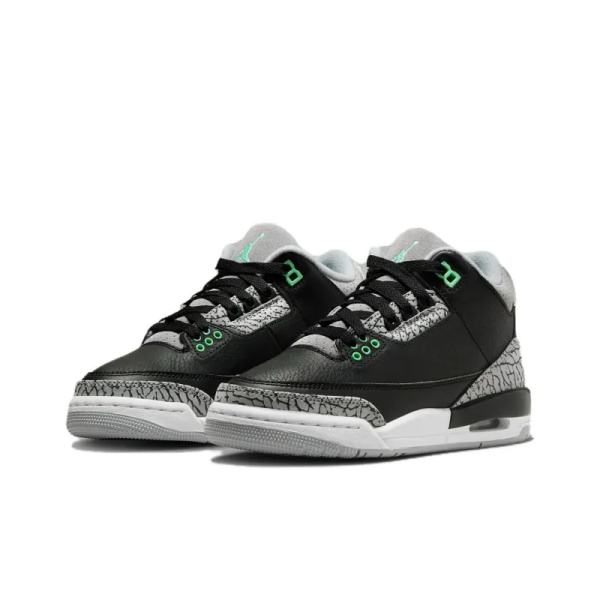 Air Jordan 3 Retro Green Glow Gs - Dm0967-031 - Iconic - Image 2