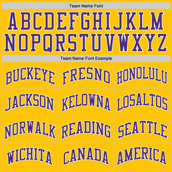 Gold Purple-White Authentic Throwback Personalized Basketball Jersey - Image 4