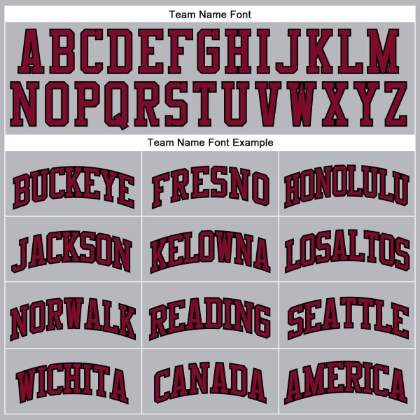 Gray Black Pinstripe Black-Maroon Authentic Personalized Basketball Jersey - Image 3