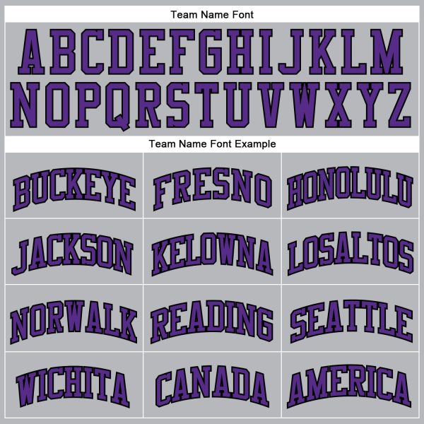Gray Black Pinstripe Purple Authentic Personalized Basketball Jersey - Image 3