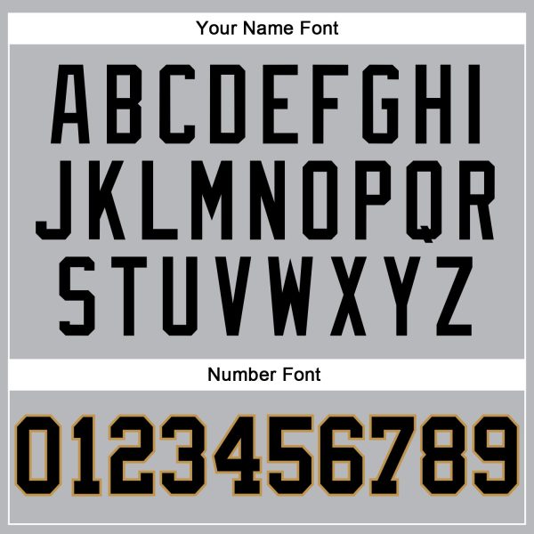 Gray Black Pinstripe Black-Old Gold Authentic Personalized Basketball Jersey - Image 4
