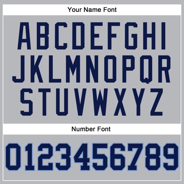 Gray Navy Pinstripe Navy-Light Blue Authentic Personalized Basketball Jersey - Image 4