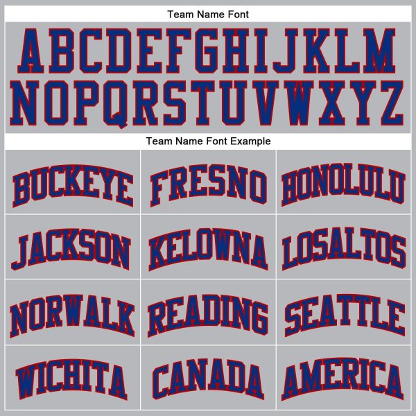 Gray Royal Pinstripe Royal-Red Authentic Personalized Basketball Jersey - Image 3