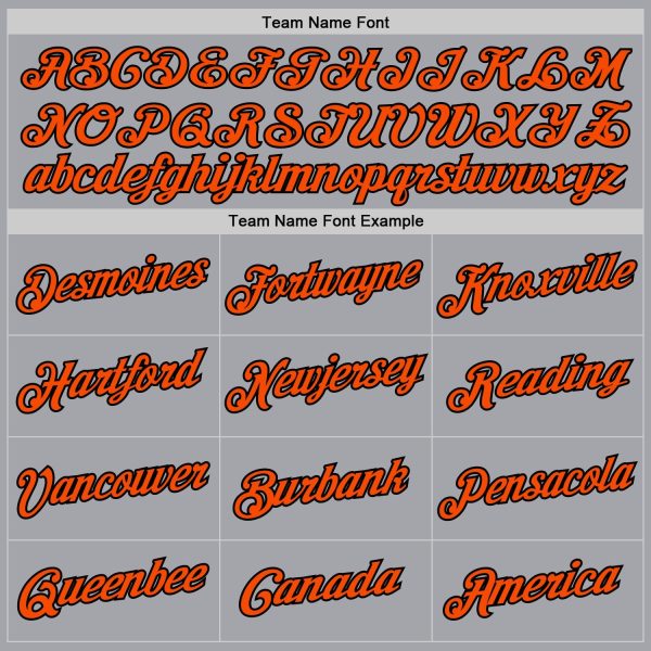 Gray Orange-Black Authentic Throwback Personalized Basketball Jersey - Image 5