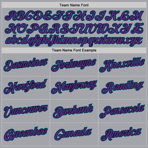 Gray Purple Black-Teal Authentic Throwback Personalized Basketball Jersey - Image 5