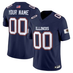 Illinois 2025 Personalized Football Jersey