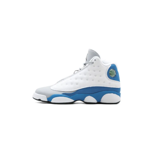Air Jordan 13 Retro White Italy Blue GS - 439358-107 - Limited